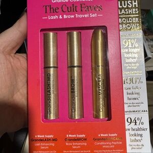 Grande Cosmetics Gold Lash & Brow Serum Set